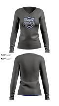 Family Of Athletes Women's Long Sleeve V-neck Shirt - 3