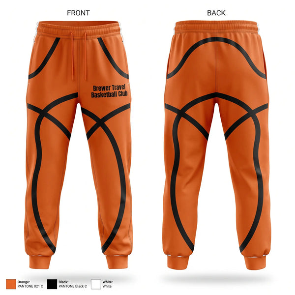 Sweatpants, Brewer Travel Basketball Club, Men's Basketball, Teamtime, Team time, sublimation, custom sports apparel, team uniforms, spirit wear, spiritwear, sports uniforms, custom shirts, team store, custom team store, fundraiser sports, apparel fundraiser