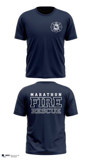Old School Cotton Feel Shirt, Marathon Fire Rescue, Fire Department, Teamtime, Team time, sublimation, custom sports apparel, team uniforms, spirit wear, spiritwear, sports uniforms, custom shirts, team store, custom team store, fundraiser sports, apparel fundraiser