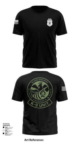 Short Sleeve Performance Shirt, MDWFP K9, , Teamtime, Team time, sublimation, custom sports apparel, team uniforms, spirit wear, spiritwear, sports uniforms, custom shirts, team store, custom team store, fundraiser sports, apparel fundraiser