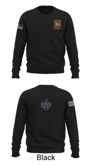 Crew Neck Sweatshirt, Station 19, Fire Department, Teamtime, Team time, sublimation, custom sports apparel, team uniforms, spirit wear, spiritwear, sports uniforms, custom shirts, team store, custom team store, fundraiser sports, apparel fundraiser