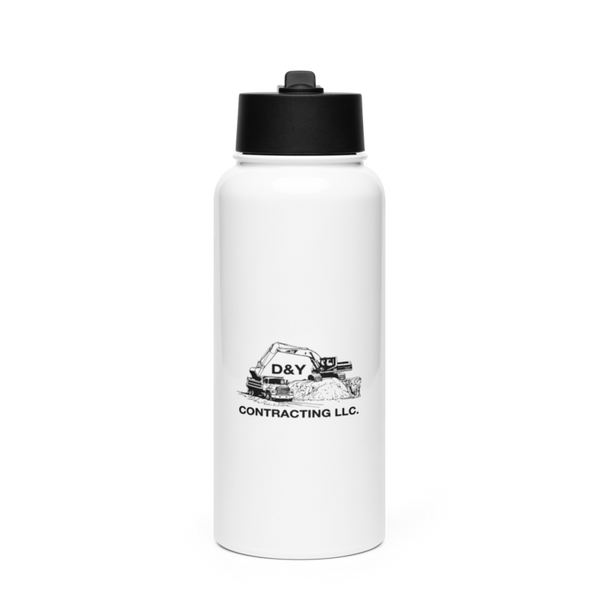 D&Y Contracting LLC 38581987 Stainless Steel Water Bottle with a Straw Lid