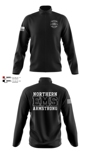 Fleece Jacket, Northern Armstrong EMS, EMS/EMT, Teamtime, Team time, sublimation, custom sports apparel, team uniforms, spirit wear, spiritwear, sports uniforms, custom shirts, team store, custom team store, fundraiser sports, apparel fundraiser