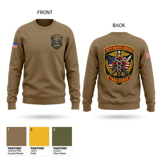 Crew Neck Sweatshirt, 338th MED BDE, Army, Teamtime, Team time, sublimation, custom sports apparel, team uniforms, spirit wear, spiritwear, sports uniforms, custom shirts, team store, custom team store, fundraiser sports, apparel fundraiser