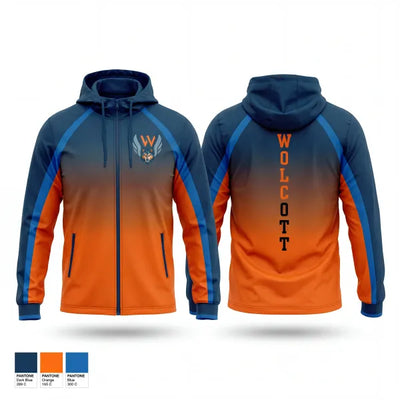 Wolcott Wolves 77743806 Windbreaker - 1