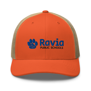 Ravia Middle School Basketball Retro Trucker Hat | Yupoong 6606