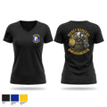 81st Contracting Squadron Women's Short Sleeve V-neck Shirt - 1