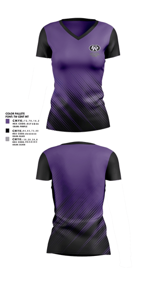 Womens Short Sleeve Vneck Shirt, Cedar Ridge Lady Raiders Soccer, Women's Soccer, Teamtime, Team time, sublimation, custom sports apparel, team uniforms, spirit wear, spiritwear, sports uniforms, custom shirts, team store, custom team store, fundraiser sports, apparel fundraiser