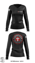 Thompson EMS 73012227 Women's Long Sleeve V-neck Shirt - 10