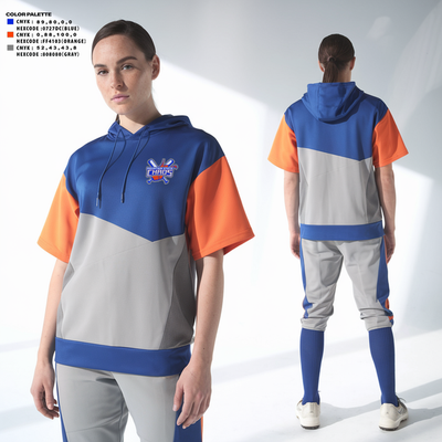 Mountain State Chaos 91223872 Short Sleeve Performance Shirt with hood - 1