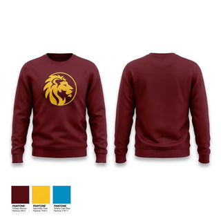 Crew Neck Sweatshirt, Lions, Men's Basketball, Teamtime, Team time, sublimation, custom sports apparel, team uniforms, spirit wear, spiritwear, sports uniforms, custom shirts, team store, custom team store, fundraiser sports, apparel fundraiser