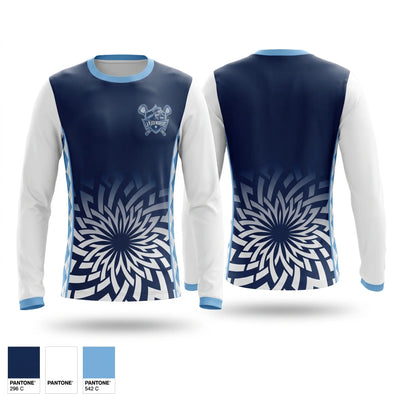 La Plata Warriors 5508321 Long Sleeve Performance Shirt 1