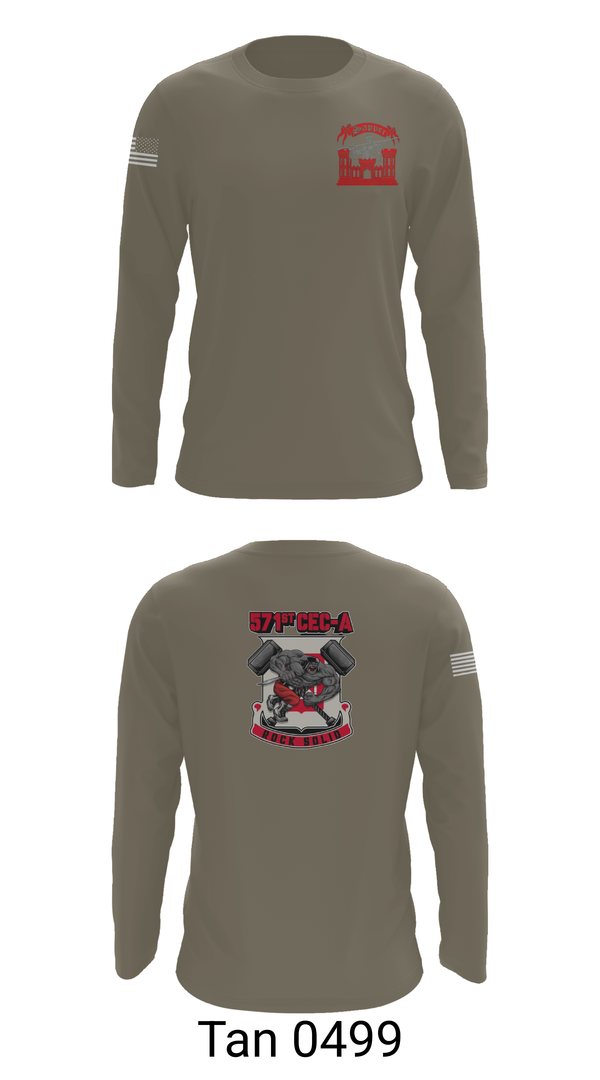 Long Sleeve Performance Shirt, 571st CEC-A, , Teamtime, Team time, sublimation, custom sports apparel, team uniforms, spirit wear, spiritwear, sports uniforms, custom shirts, team store, custom team store, fundraiser sports, apparel fundraiser