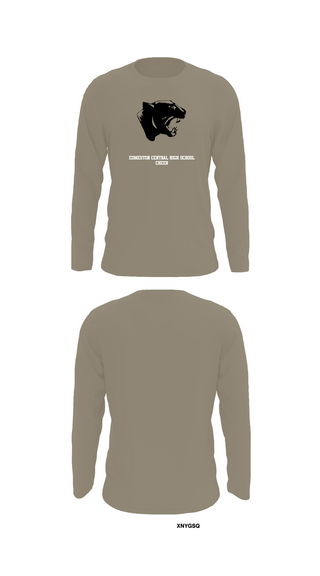 Long Sleeve Performance Shirt, Edmeston Central High School Cheer, Cheer, Teamtime, Team time, sublimation, custom sports apparel, team uniforms, spirit wear, spiritwear, sports uniforms, custom shirts, team store, custom team store, fundraiser sports, apparel fundraiser