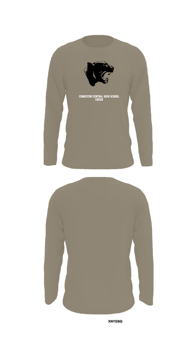 Edmeston Central High School Cheer 72476003 Long Sleeve Performance Shirt 32