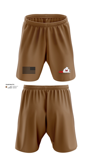 Athletic Shorts With Pockets, 1033rd Engineer Support Company, National Guard, Teamtime, Team time, sublimation, custom sports apparel, team uniforms, spirit wear, spiritwear, sports uniforms, custom shirts, team store, custom team store, fundraiser sports, apparel fundraiser
