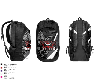 Gear Bag, Carolina Track Hawks, Track & Field, Teamtime, Team time, sublimation, custom sports apparel, team uniforms, spirit wear, spiritwear, sports uniforms, custom shirts, team store, custom team store, fundraiser sports, apparel fundraiser