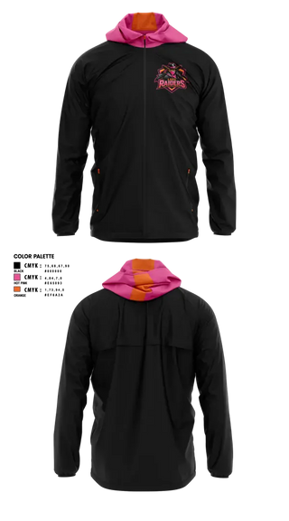 Windbreaker, Lady Raiders, Softball, Teamtime, Team time, sublimation, custom sports apparel, team uniforms, spirit wear, spiritwear, sports uniforms, custom shirts, team store, custom team store, fundraiser sports, apparel fundraiser