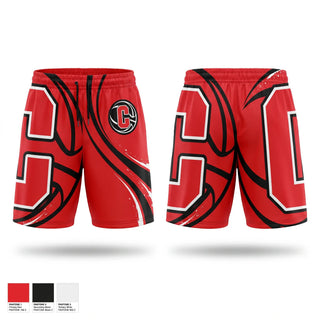 Athletic Shorts With Pockets, Cairo High School Basketball, Women's Basketball, Teamtime, Team time, sublimation, custom sports apparel, team uniforms, spirit wear, spiritwear, sports uniforms, custom shirts, team store, custom team store, fundraiser sports, apparel fundraiser