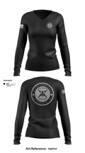 La Plata Police Department 23572539 Women's Long Sleeve V-neck Shirt - 25