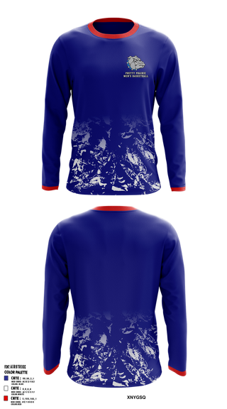 Long Sleeve Performance Shirt, Pretty Prairie Boys Basketball, Men's Basketball, Teamtime, Team time, sublimation, custom sports apparel, team uniforms, spirit wear, spiritwear, sports uniforms, custom shirts, team store, custom team store, fundraiser sports, apparel fundraiser