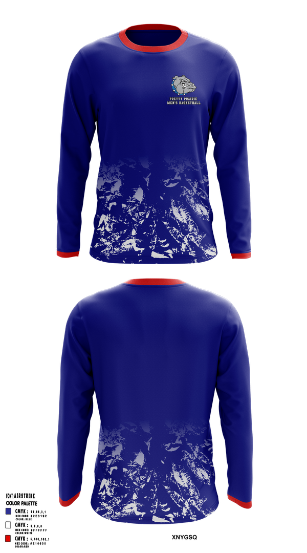 Long Sleeve Performance Shirt, Pretty Prairie Boys Basketball, Men's Basketball, Teamtime, Team time, sublimation, custom sports apparel, team uniforms, spirit wear, spiritwear, sports uniforms, custom shirts, team store, custom team store, fundraiser sports, apparel fundraiser