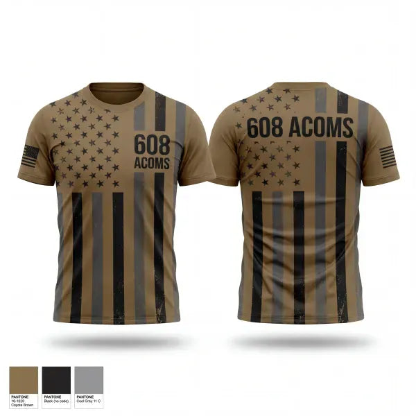 Short Sleeve Performance Shirt, 608 ACOMS, Air Force, Teamtime, Team time, sublimation, custom sports apparel, team uniforms, spirit wear, spiritwear, sports uniforms, custom shirts, team store, custom team store, fundraiser sports, apparel fundraiser