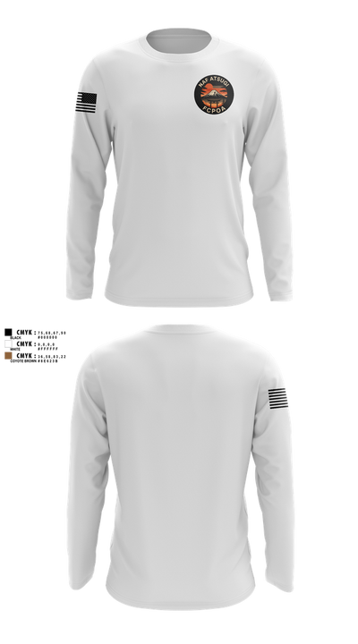 NAF ATSUGI FCPOA 70401455 Long Sleeve Performance Shirt 6