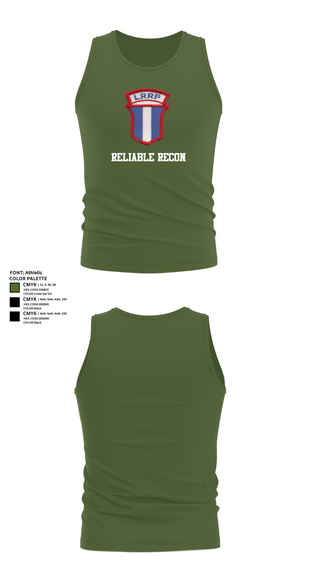 Tank Top, Reliable recon, , Teamtime, Team time, sublimation, custom sports apparel, team uniforms, spirit wear, spiritwear, sports uniforms, custom shirts, team store, custom team store, fundraiser sports, apparel fundraiser
