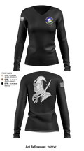 502 CONS 83212643 Women's Long Sleeve V-neck Shirt - 3