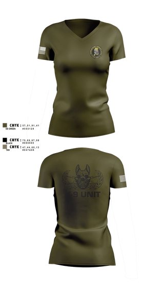 Womens Short Sleeve Vneck Shirt, Franklin County Sheriffs Office, Police, Teamtime, Team time, sublimation, custom sports apparel, team uniforms, spirit wear, spiritwear, sports uniforms, custom shirts, team store, custom team store, fundraiser sports, apparel fundraiser