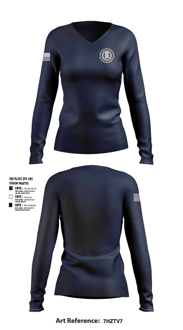 Womens Long Sleeve Vneck Shirt, First Judicial Major Crimes Task Force - AL, Police, Teamtime, Team time, sublimation, custom sports apparel, team uniforms, spirit wear, spiritwear, sports uniforms, custom shirts, team store, custom team store, fundraiser sports, apparel fundraiser