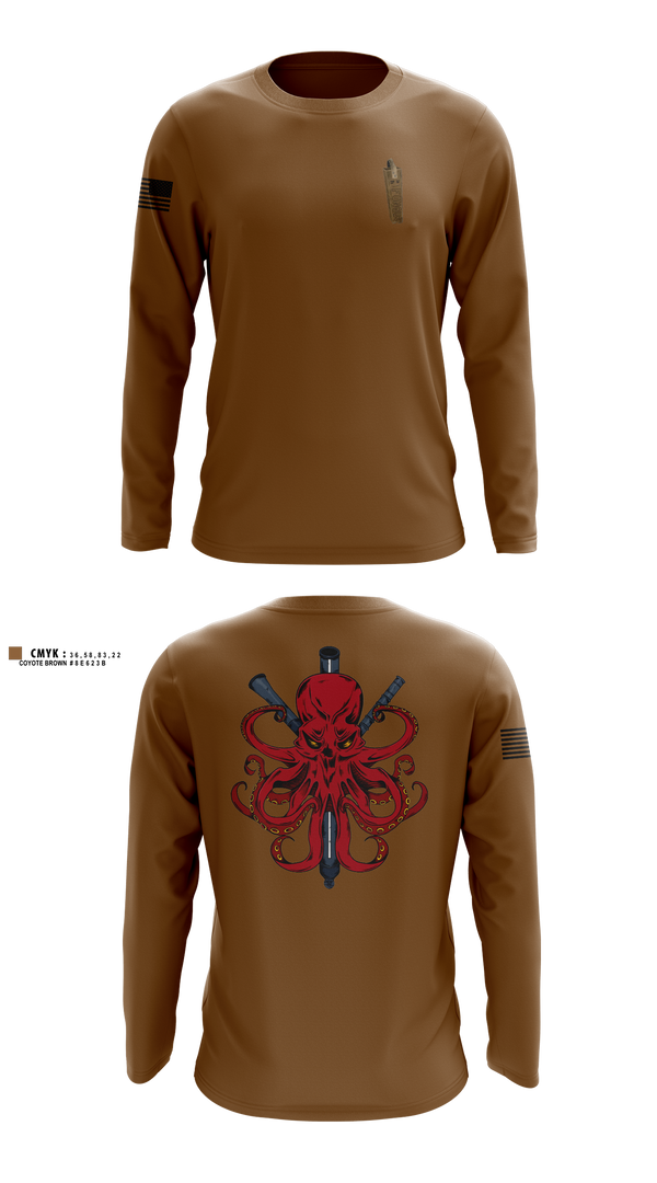 Long Sleeve Performance Shirt, Kraken, Army, Teamtime, Team time, sublimation, custom sports apparel, team uniforms, spirit wear, spiritwear, sports uniforms, custom shirts, team store, custom team store, fundraiser sports, apparel fundraiser
