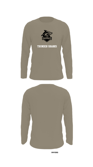 Long Sleeve Performance Shirt, Thunder Sharks, Ice Hockey, Teamtime, Team time, sublimation, custom sports apparel, team uniforms, spirit wear, spiritwear, sports uniforms, custom shirts, team store, custom team store, fundraiser sports, apparel fundraiser