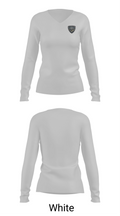 Prince George's County Police Robbery Unit 54388411 Women's Long Sleeve V-neck Shirt - 11
