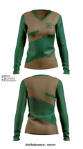 Archbishop Carroll Cheer 78740229 Women's Long Sleeve V-neck Shirt - 1