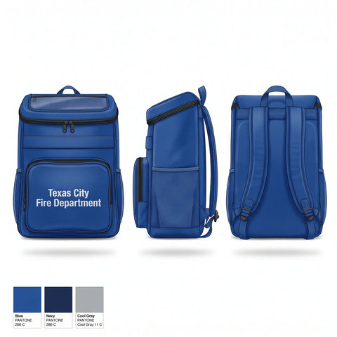 Gear Bag, Texas City Fire Department, Fire Department, Teamtime, Team time, sublimation, custom sports apparel, team uniforms, spirit wear, spiritwear, sports uniforms, custom shirts, team store, custom team store, fundraiser sports, apparel fundraiser