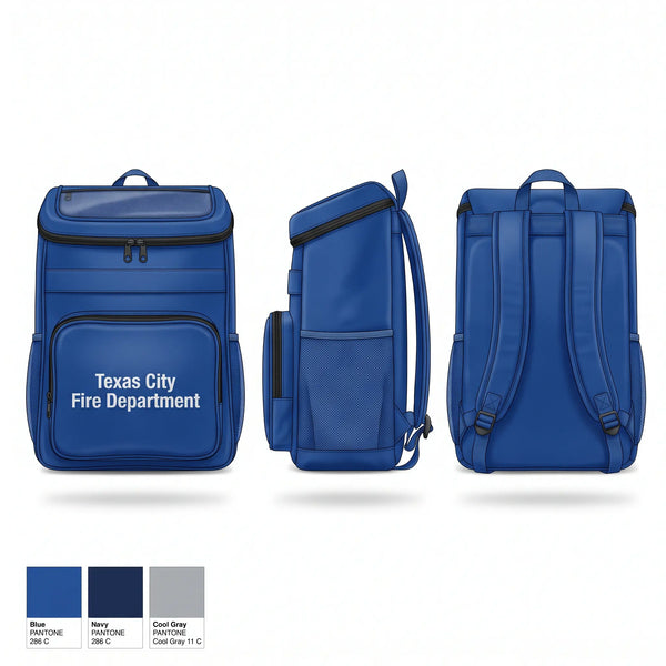 Gear Bag, Texas City Fire Department, Fire Department, Teamtime, Team time, sublimation, custom sports apparel, team uniforms, spirit wear, spiritwear, sports uniforms, custom shirts, team store, custom team store, fundraiser sports, apparel fundraiser