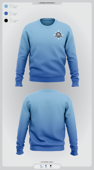 Crew Neck Sweatshirt, North Stars, Women's Basketball, Teamtime, Team time, sublimation, custom sports apparel, team uniforms, spirit wear, spiritwear, sports uniforms, custom shirts, team store, custom team store, fundraiser sports, apparel fundraiser
