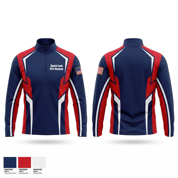 Windbreaker, Dutch Fork Fire Rescue, Fire Department, Teamtime, Team time, sublimation, custom sports apparel, team uniforms, spirit wear, spiritwear, sports uniforms, custom shirts, team store, custom team store, fundraiser sports, apparel fundraiser
