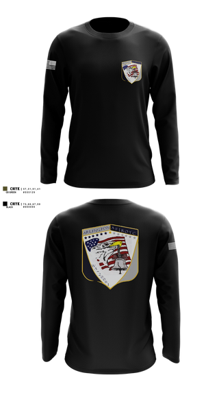 Long Sleeve Performance Shirt, 61st eagle squadron, , Teamtime, Team time, sublimation, custom sports apparel, team uniforms, spirit wear, spiritwear, sports uniforms, custom shirts, team store, custom team store, fundraiser sports, apparel fundraiser