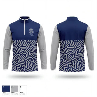 Quarter Zip Jacket, Falcons, Baseball, Teamtime, Team time, sublimation, custom sports apparel, team uniforms, spirit wear, spiritwear, sports uniforms, custom shirts, team store, custom team store, fundraiser sports, apparel fundraiser