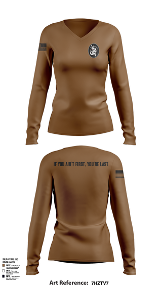 Womens Long Sleeve Vneck Shirt, 1SOPS, , Teamtime, Team time, sublimation, custom sports apparel, team uniforms, spirit wear, spiritwear, sports uniforms, custom shirts, team store, custom team store, fundraiser sports, apparel fundraiser