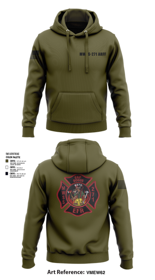 Hoodie, MWSS-271 ARFF, , Teamtime, Team time, sublimation, custom sports apparel, team uniforms, spirit wear, spiritwear, sports uniforms, custom shirts, team store, custom team store, fundraiser sports, apparel fundraiser