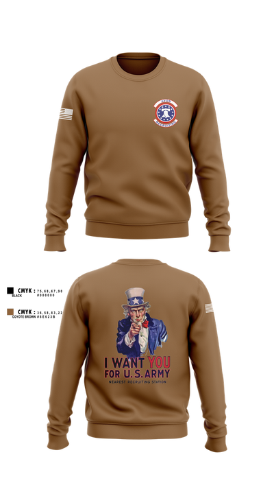 US Army I Want You 76454793 Crew Neck Sweatshirt - 4