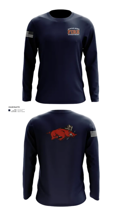 RUNYAN ACRES FIRE DEPARTMENT 34134469 Long Sleeve Performance Shirt 20