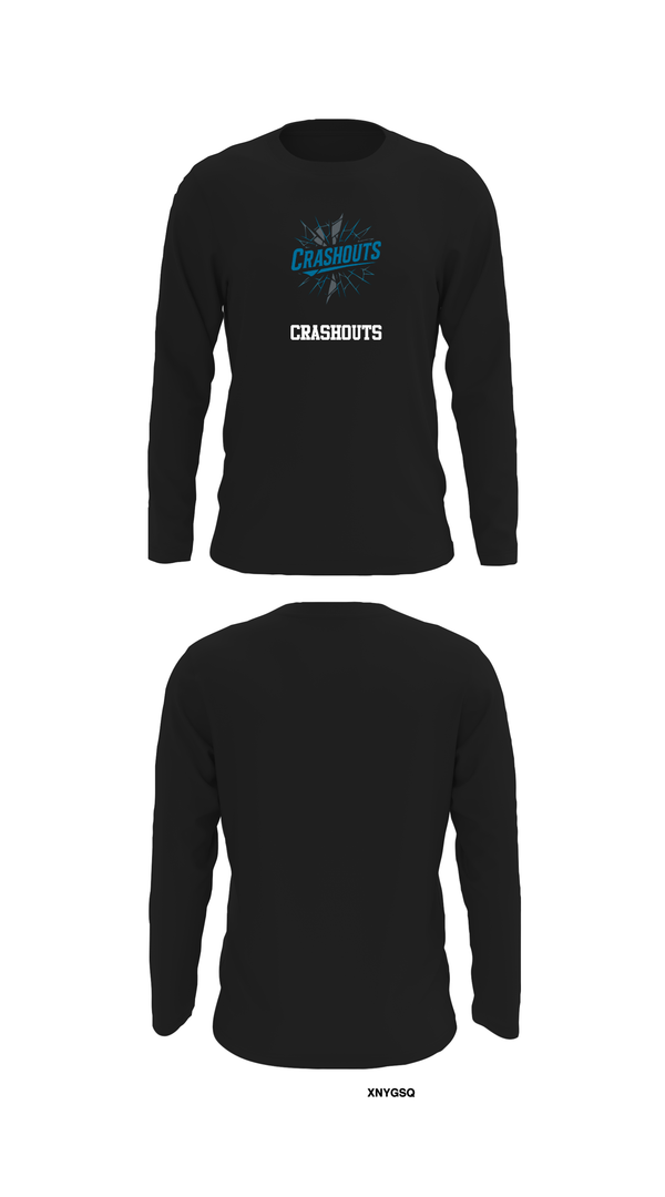 Long Sleeve Performance Shirt, CRASHOUTS, Baseball, Teamtime, Team time, sublimation, custom sports apparel, team uniforms, spirit wear, spiritwear, sports uniforms, custom shirts, team store, custom team store, fundraiser sports, apparel fundraiser