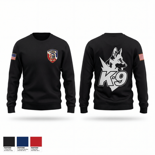 Crew Neck Sweatshirt, Anniston Police Department K9 UnitAnniston Police Department K9 Unit, Police, Teamtime, Team time, sublimation, custom sports apparel, team uniforms, spirit wear, spiritwear, sports uniforms, custom shirts, team store, custom team store, fundraiser sports, apparel fundraiser
