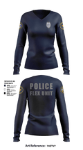 Hendersonville FLEX Team 21025659 Women's Long Sleeve V-neck Shirt - 26
