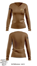 205th TPASE 28431201 Women's Long Sleeve V-neck Shirt - 1
